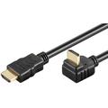 Goobay 270-graders Vinklad HDMI 2.0 Kabel med Ethernet - 1.5m - Svart