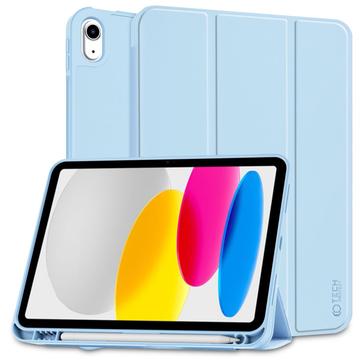 iPad (2022) Tech-Protect SmartCase Pen Tri-Fold Folio Fodral - Sky Blå