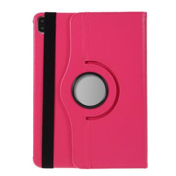 iPad Air 11 (2024) 360 Roterande Foliofodral - Varm Rosa