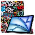 iPad Air 13 (2024) Tri-Fold Series Smart Foliofodral - Graffiti