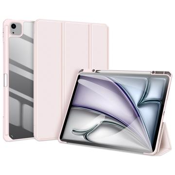 iPad Air 13 (2024) Dux Ducis Toby Tri-Fold Smart Foliofodral - Ljusrosa