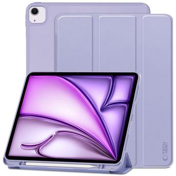 iPad Air 13 (2024) Tech-Protect SmartCase Pen Tri-Fold Folio Fodral - Violett