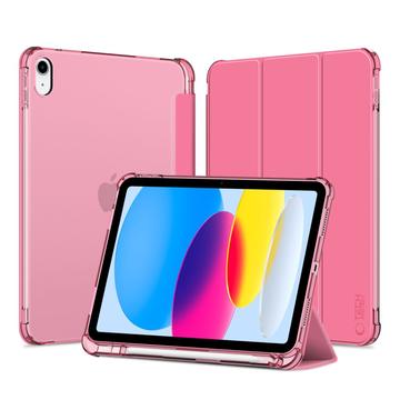 iPad (2022) Tech-Protect SmartCase Pen Hybrid Tri-Fold Folio Fodral - Kristall magenta