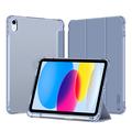 iPad (2022) Tech-Protect SmartCase Pen Hybrid Tri-Fold Folio Fodral - Kristallblått