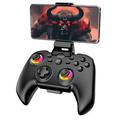 iPega PG-9115 Trådlös spelkontroll med RGB - Android/iOS/PC/PS4/PS3/Switch - Svart