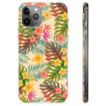 iPhone 11 Pro Max TPU-Skal - Rosa Blommor