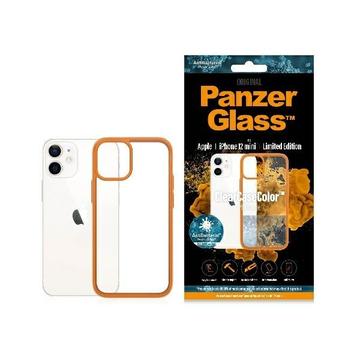 iPhone 12 Mini PanzerGlass ClearCase Antibakteriellt Skal - Orange / Klar