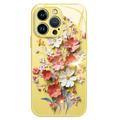 iPhone 12 Pro Max Hybridfodral med blomsterbukett - Gul