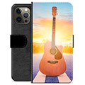 iPhone 12 Pro Max Premium Plånboksfodral - Gitarr