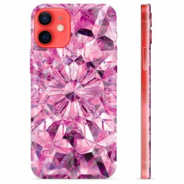 iPhone 12 mini TPU-Skal - Rosa Kristall