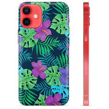 iPhone 12 mini TPU-Skal - Tropiska Blommor