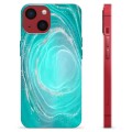 iPhone 13 Mini TPU-Skal - Turkos Swirl