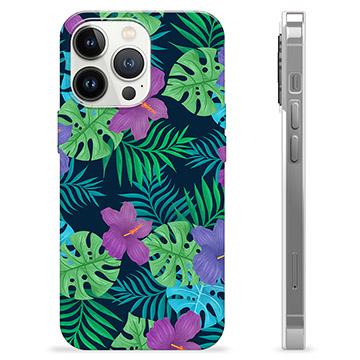 iPhone 13 Pro TPU-Skal - Tropiska Blommor