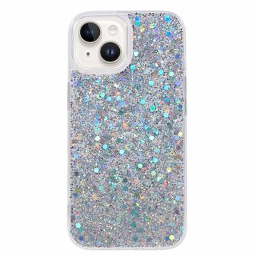 iPhone 14 Glitter Flakes TPU-skal