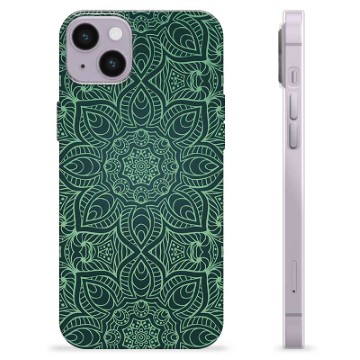 iPhone 14 Plus TPU-Skal - Grön Mandala