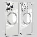 iPhone 14 Pro Magnetisk Hybrid Skal - Silver