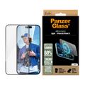 iPhone 15/16 PanzerGlass Gaming Ultra-Wide Fit EasyAligner Skärmskydd av härdat glas - 9H - Svart kant