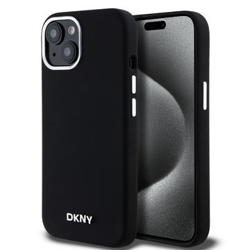 iPhone 15 DKNY Liquid Silicone Metal Logo Skal - Magsafe-kompatibelt