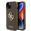 iPhone 15 Guess perforerad 4G glittrig logotyp Skal