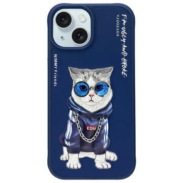 iPhone 15 Nimmy Friends Glasses Cool kattskal