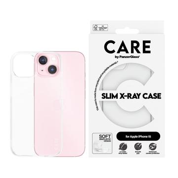 iPhone 15 PanzerGlass Care Fashion Slim X-Ray Skal - Transparent