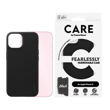 iPhone 15 PanzerGlass Care Fearlessly Fashionable Skal - Svart