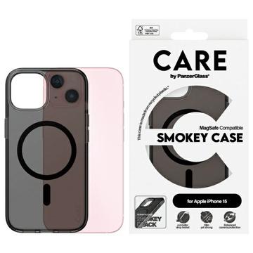 iPhone 15 PanzerGlass Care Smokey Urban Combat Skal - MagSafe-kompatibelt - Svart