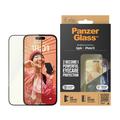 iPhone 15 PanzerGlass EyeCare Ultra-Wide Fit EasyAligner skärmskydd av härdat glas - svart kant