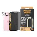 iPhone 15 PanzerGlass Privacy 3-i-1-paket