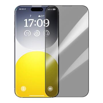 iPhone 15 Plus Baseus Diamond Series Härdat Glas Skärmskydd - 9H - Privacy