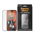 iPhone 15 Plus PanzerGlass Ceramic Protection Ultra-Wide Fit EasyAligner skärmskydd - 9H - Svart kant