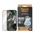 iPhone 15 Plus PanzerGlass Matrix D3O UWF-skärmskydd med AlignerKit - Svart Kant