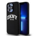 iPhone 15 Pro DKNY Liquid Silicone Arch Logo-Skal - MagSafe-kompatibelt - Svart