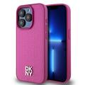 iPhone 15 Pro DKNY Repeat Pattern Stack Logo Skal - MagSafe-kompatibelt - Rosa