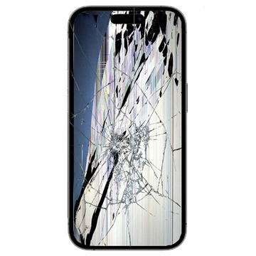 iPhone 15 Pro LCD-Display och Glasreparation - Svart - Originalkvalitet