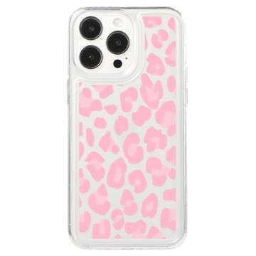 iPhone 15 Pro Max Fashion TPU-skal - Rosa leopard