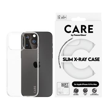 iPhone 15 Pro Max PanzerGlass Care Fashion Slim X-Ray Skal - Transparent