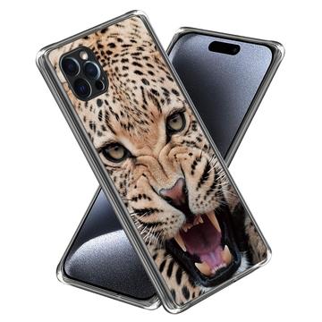 iPhone 15 Pro Max Stiligt Ultra-Slim TPU-skal - Leopard