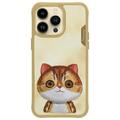 iPhone 15 Pro Nimmy Friends Big Eyed Pet 2.0 kattskal- Kaki