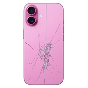 iPhone 16 Bakskal Reparation - Endast Glas - Rosa