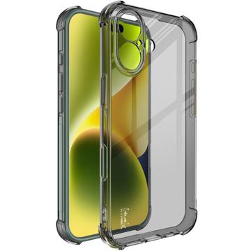 iPhone 16 Imak Drop-Proof TPU-skal - Genomskinlig Svart