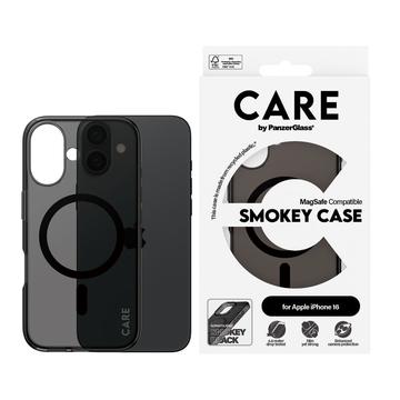 iPhone 16 PanzerGlass Care Smokey Urban Combat Skal - MagSafe-kompatibelt - Svart