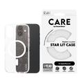 iPhone 16 PanzerGlass Care Star Lit-Skal - MagSafe-kompatibel - Vit