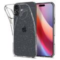 iPhone 16 Plus Spigen Liquid Crystal Glitter Skal - Genomskinlig