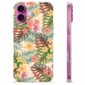 iPhone 16 Plus TPU-Skal - Rosa Blommor