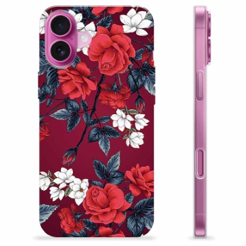 iPhone 16 Plus TPU-Skal - Vintage Blommor