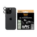 iPhone 16 Pro/16 Pro Max PanzerGlass Hoops Keramiskt kameralinsskydd - Svart