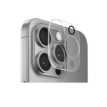 iPhone 16 Pro/16 Pro Max Puro Island Camera Härdat glas - Fullt kameraskydd - Klar