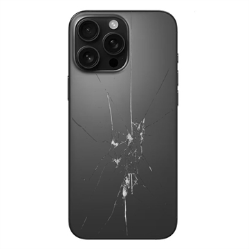 iPhone 16 Pro Bakskal Reparation - Endast Glas - Black Titanium