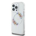 iPhone 16 Pro Max Guess IML Flowers Wreath Skal - MagSafe-kompatibelt - Genomskinlig